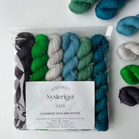 Sysleriget Cashmere Sock | Ocean Mini Skeins