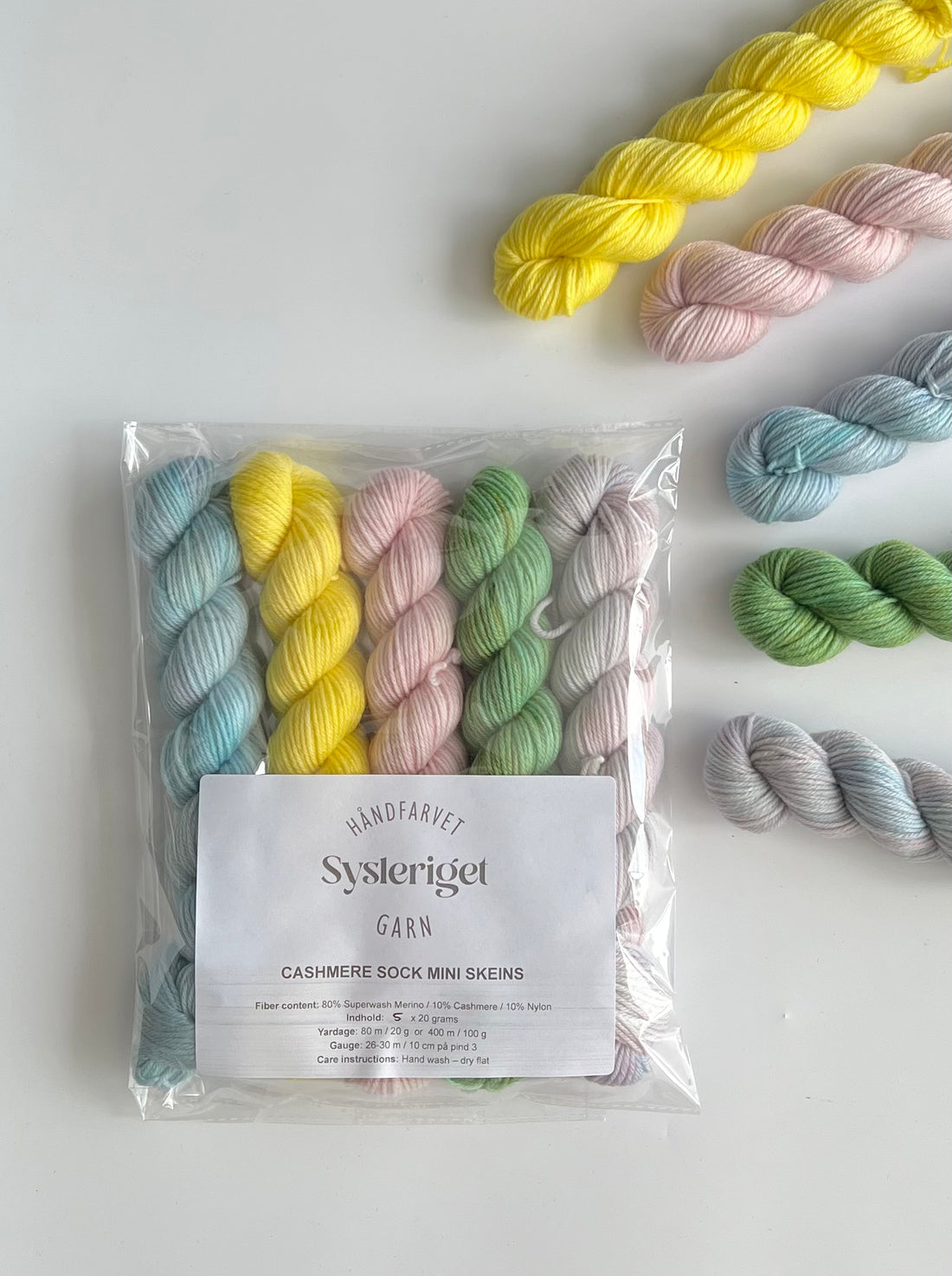 Sysleriget Cashmere Sock | Summer Mini Skeins