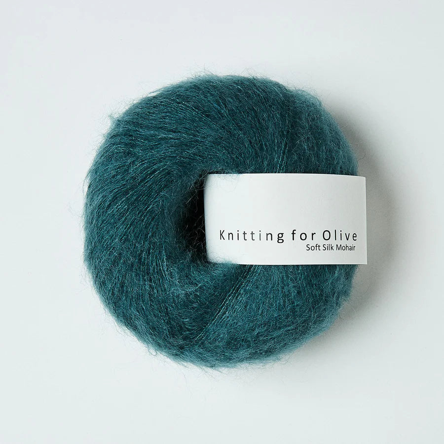 Knitting for Olive | Soft Silk Mohair Petroleumsgrøn