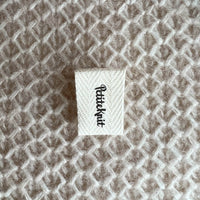 PetiteKnit | Folded label