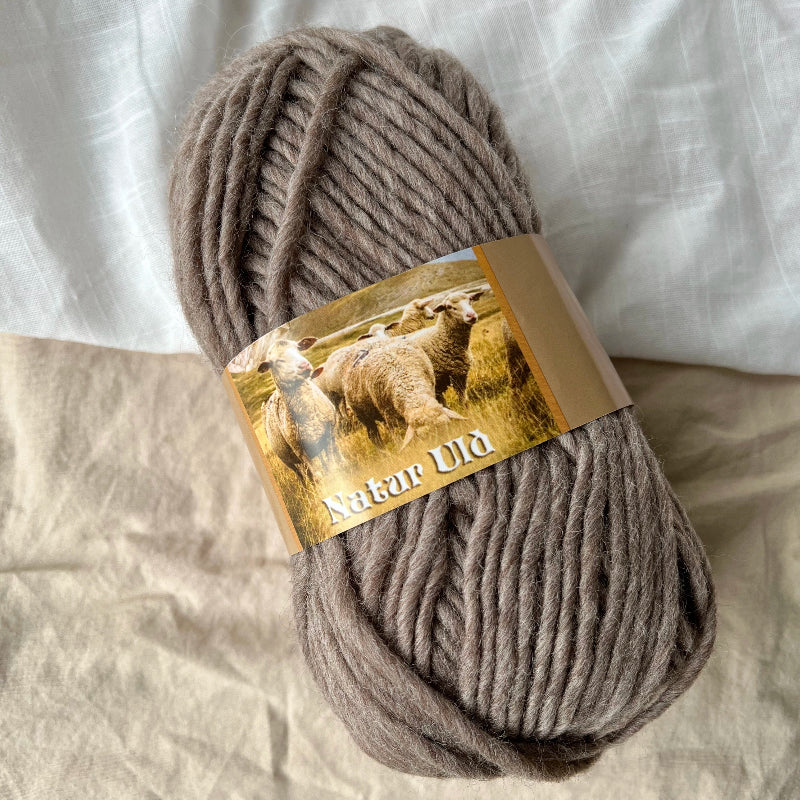 Heart yarn - Natural wool