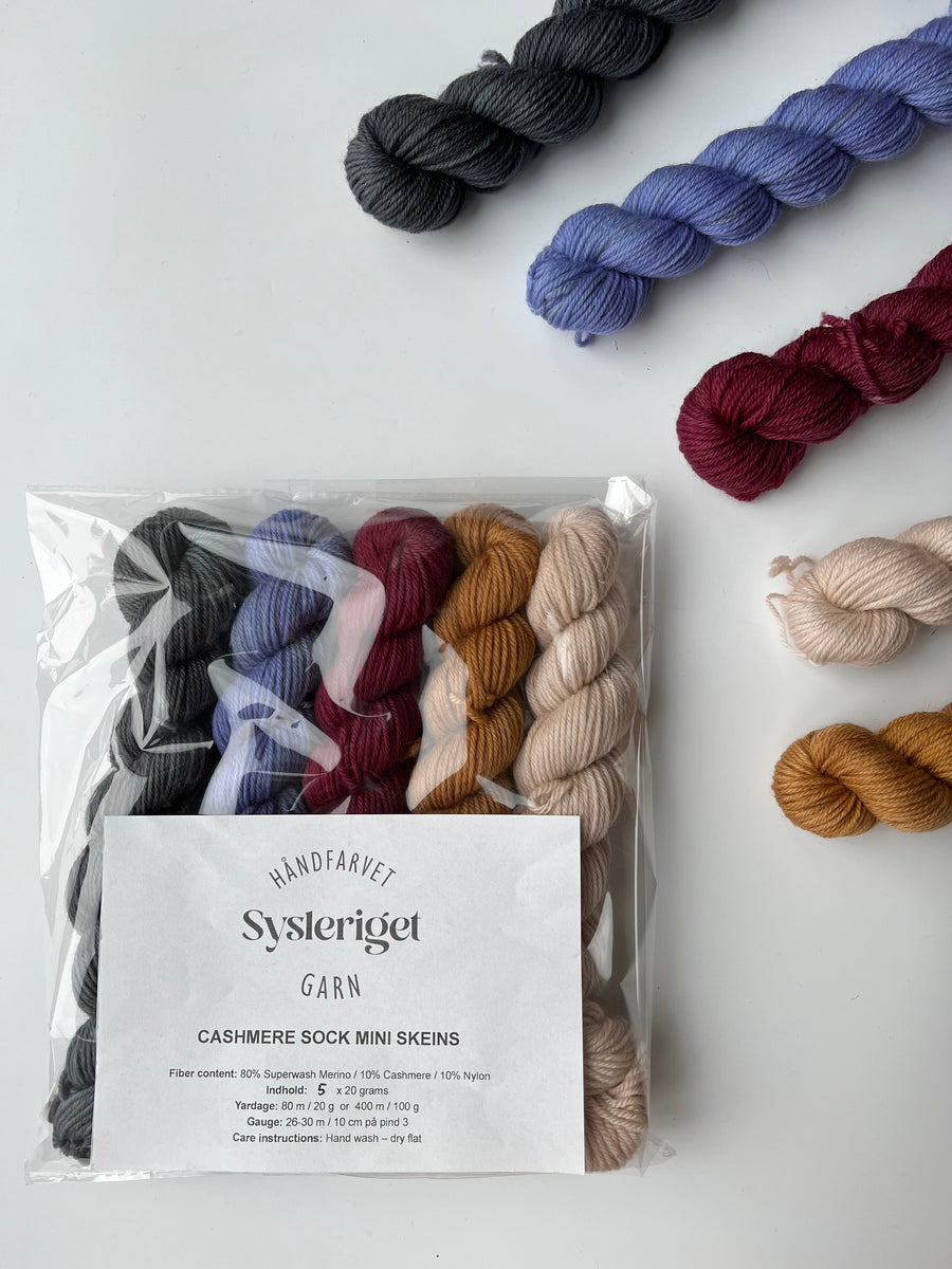 Sysleriget Cashmere Sock | Magical Wizard Mini Skeins