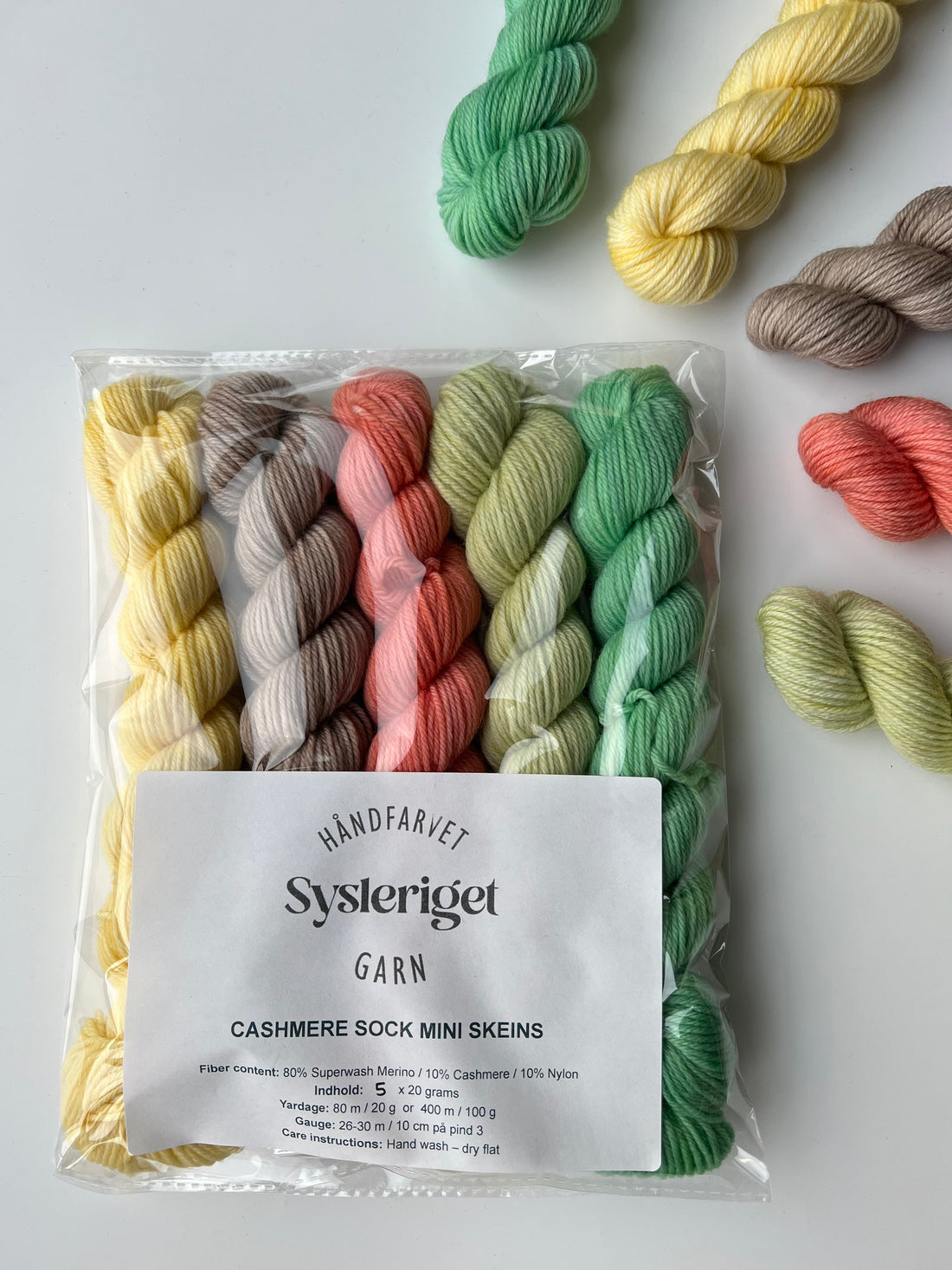 Sysleriget Cashmere Sock | Spring Mini Skeins