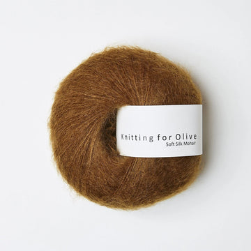 Knitting for Olive | Soft Silk Mohair Okkerbrun