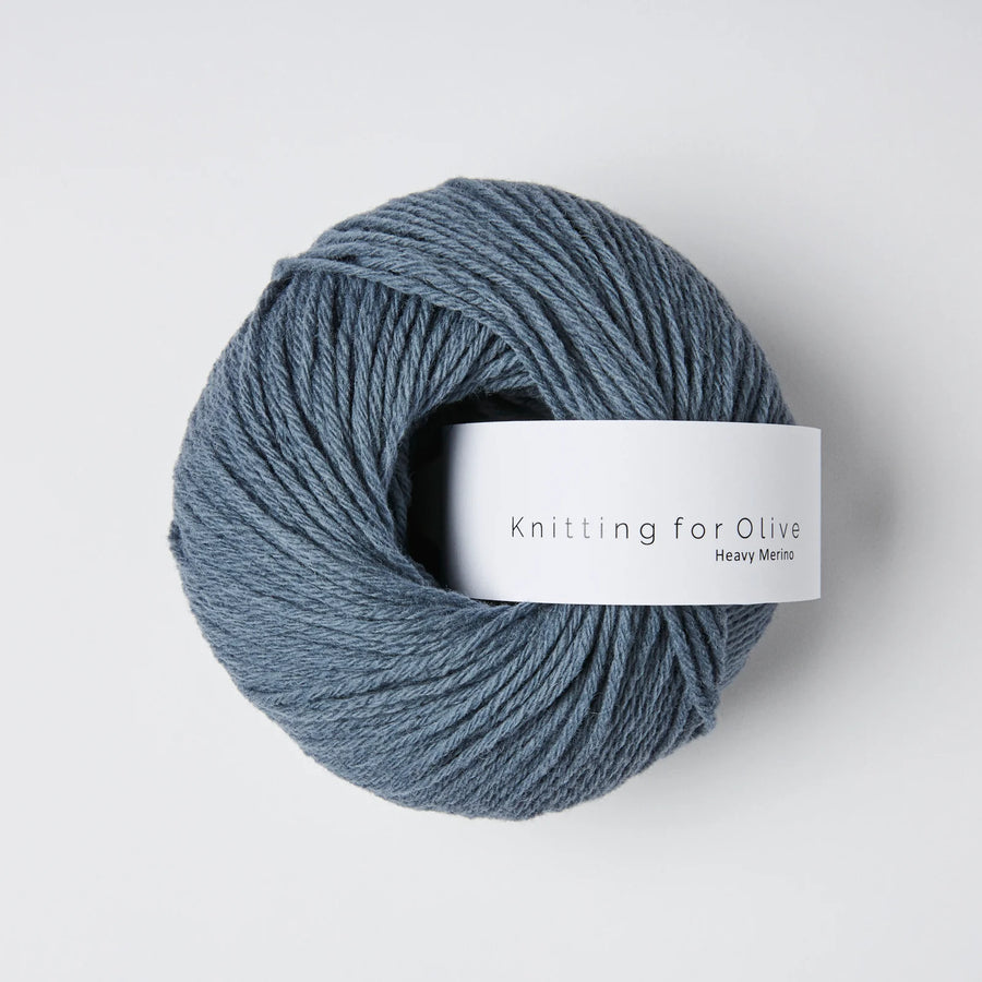 Knitting for Olive | Heavy Merino Støvet Petroleumsblå