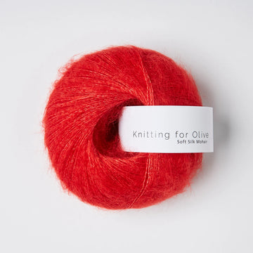 Knitting for Olive | Soft Silk Mohair Ribsrød