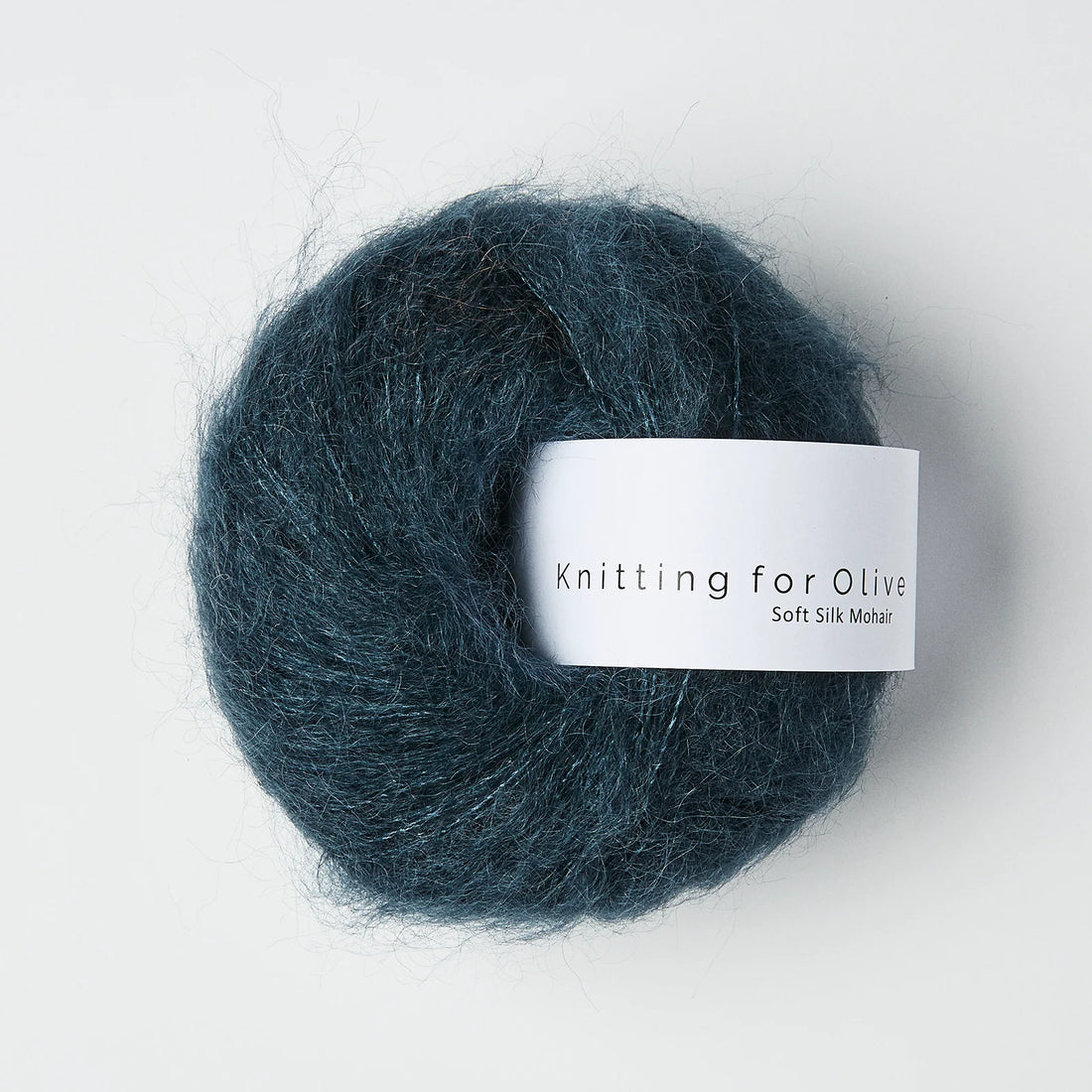 Knitting for Olive | Soft Silk Mohair Dyb Petroleumsblå
