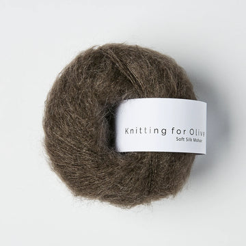 Knitting for Olive | Soft Silk Mohair Mørk Elg