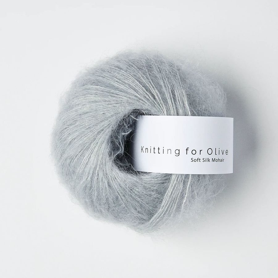 Knitting for Olive | Soft Silk Mohair Pudderblå