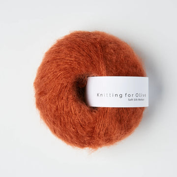Knitting for Olive | Soft Silk Mohair Støvet Rødkælk