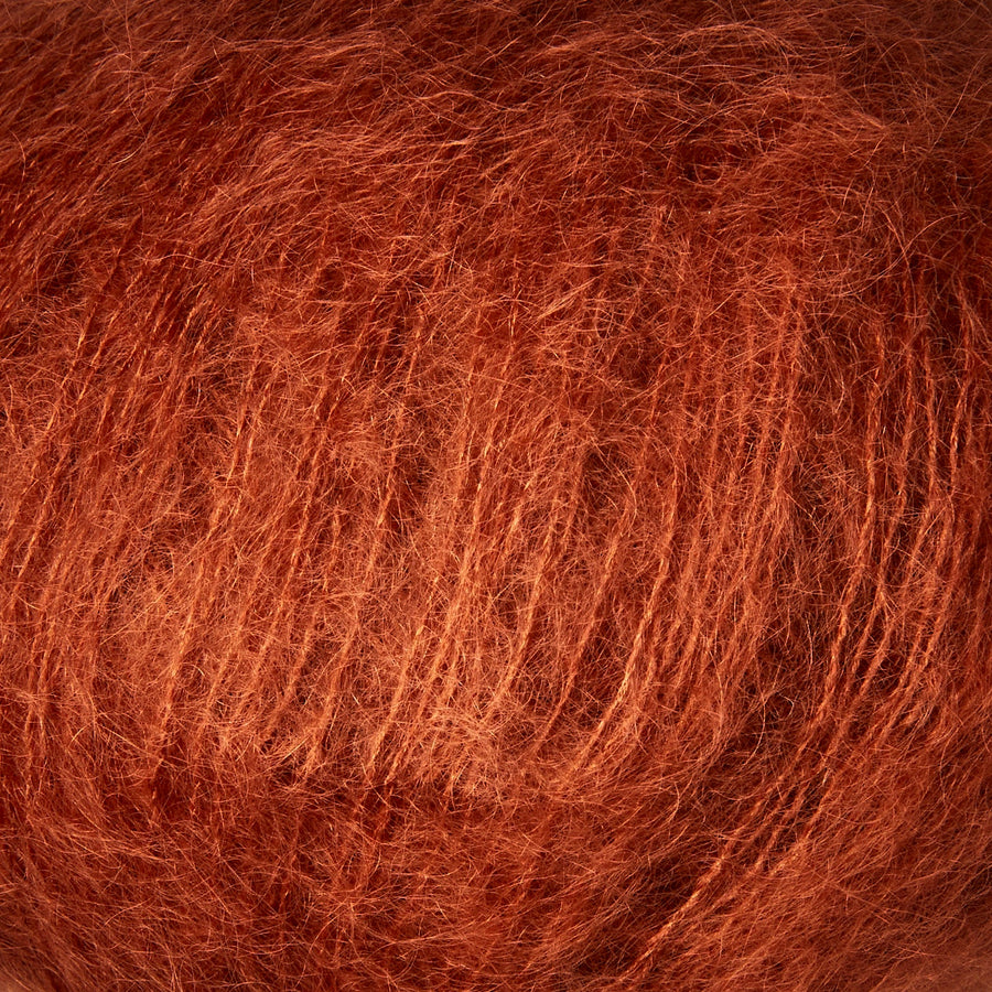 Knitting for Olive | Soft Silk Mohair Støvet Rødkælk