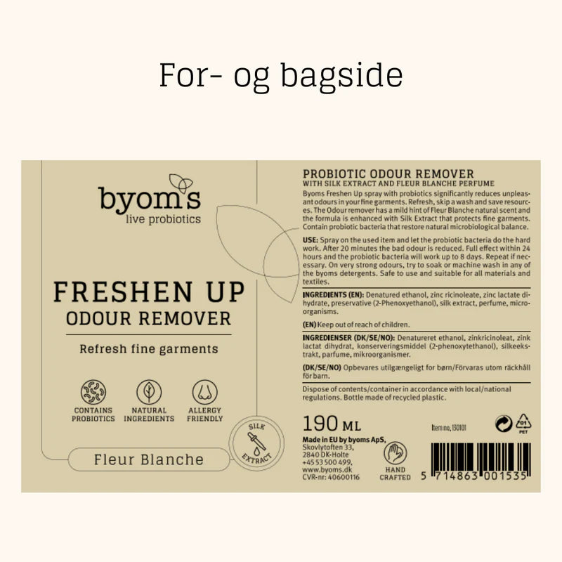 Byoms | Freshen Up Odour Remover, Fleur Blanche