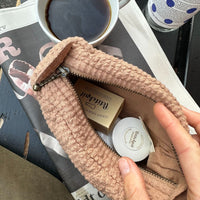 PetiteKnit | KNITTER'S TOOL CLUTCH - PRALINE SEERSUCKER