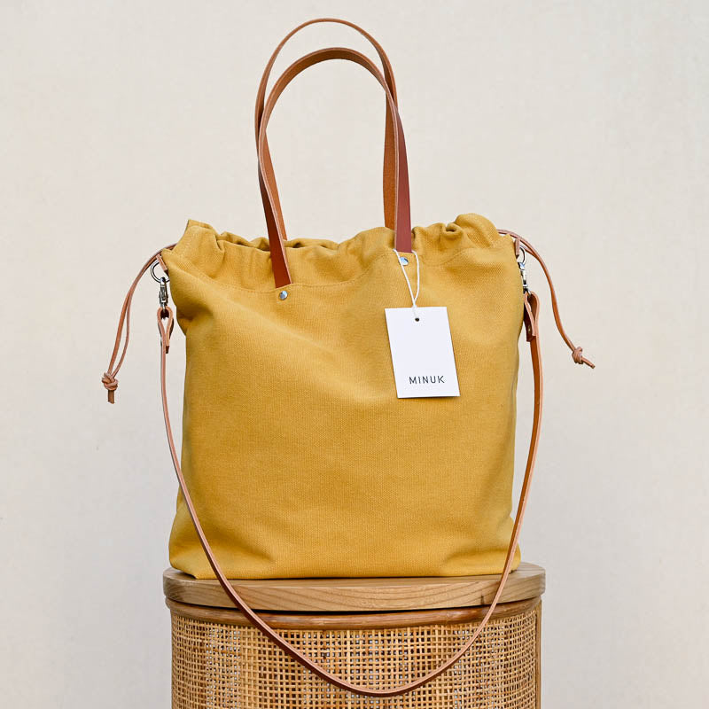 Minuk | Knitting bag - Yellow