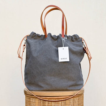 Minuk | Knitted bag - Anthracite