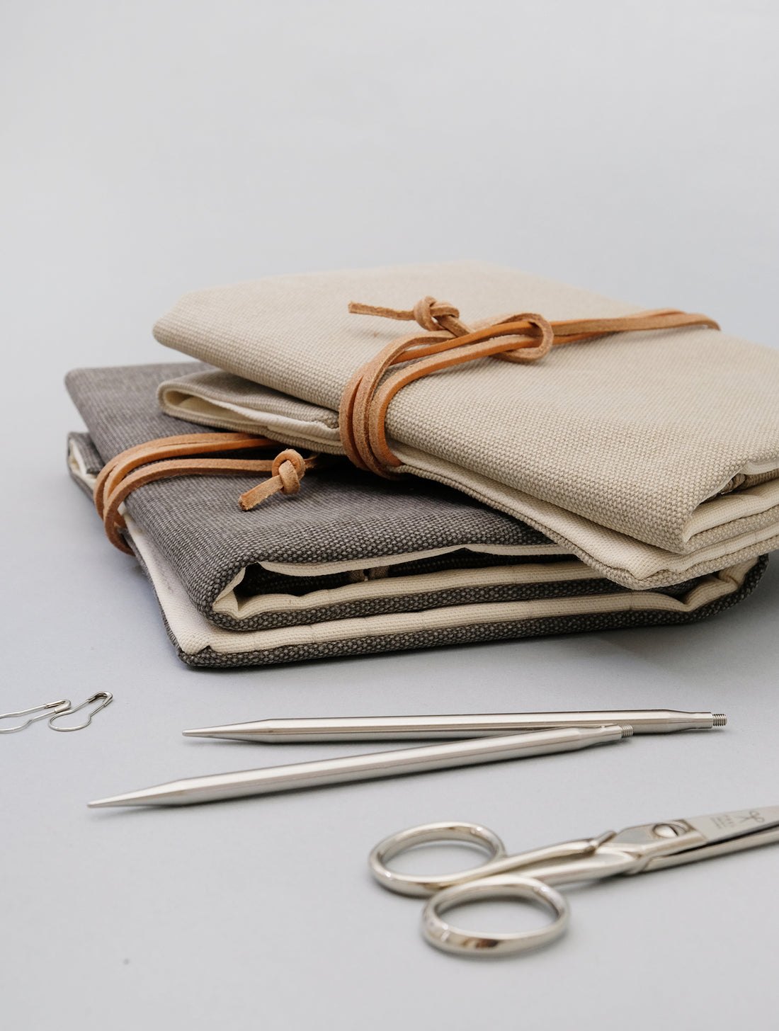 Minuk | Knitting needle case - Sand