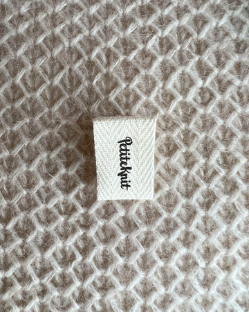 PetiteKnit | Folded label