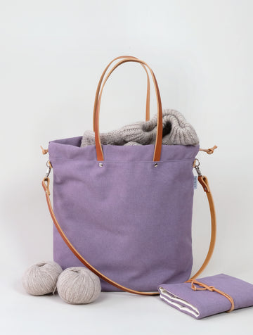 Minuk | Knitted bag - Taupe