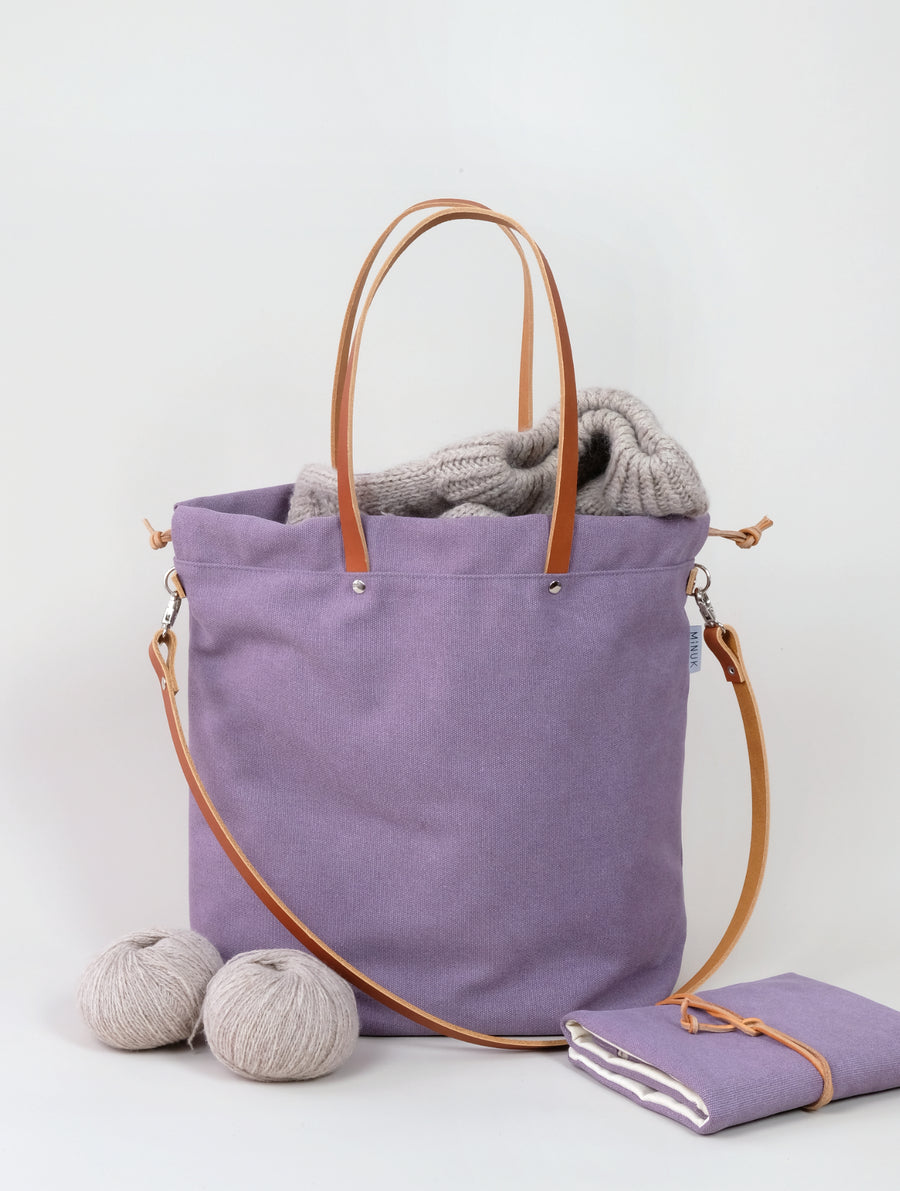 Minuk | Knitted bag - Taupe