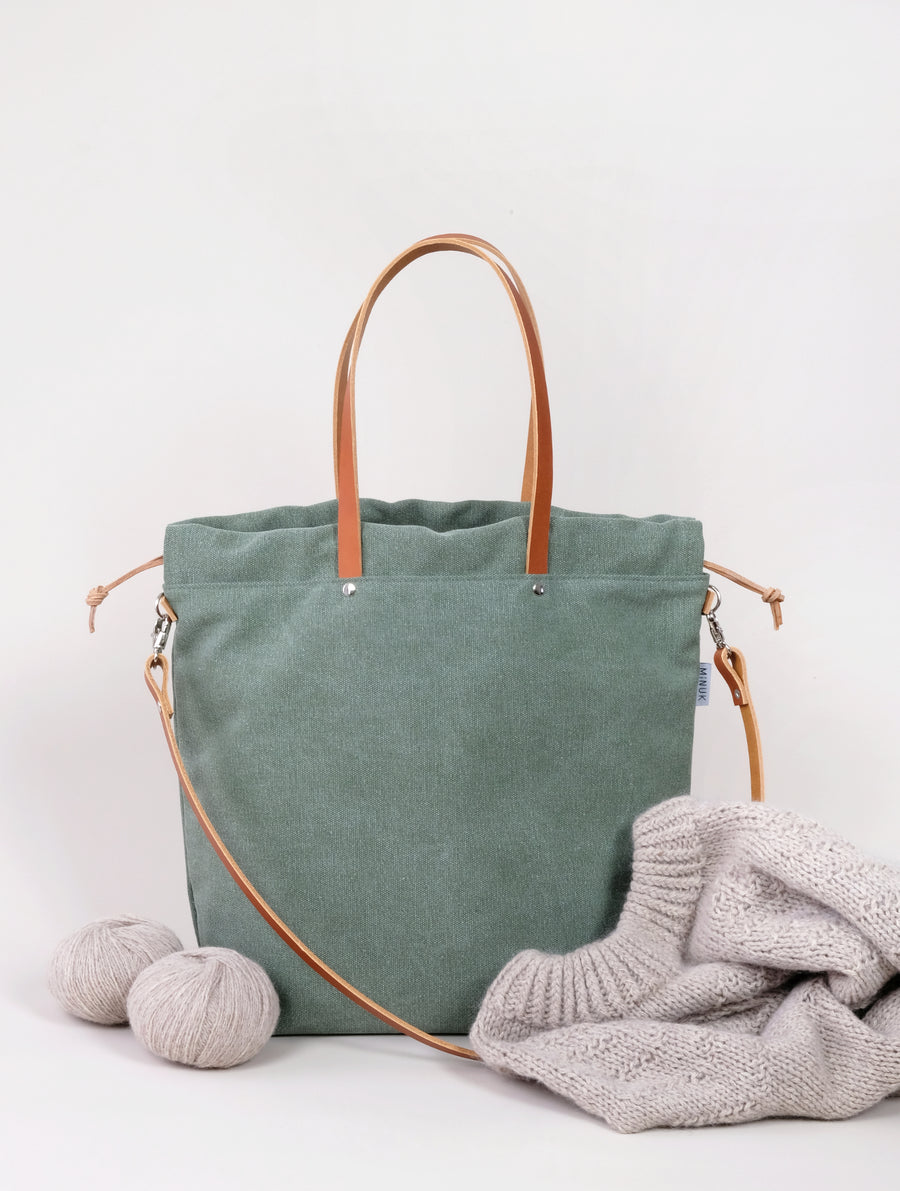 Minuk | Knitted bag - Taupe